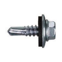 Tornillo autoperforante de cabeza hexagonal, con golilla, con golilla de goma – pack de 100 unidades