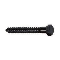 Tornillo tirafondo, acabado negro – pack de 100 unidades