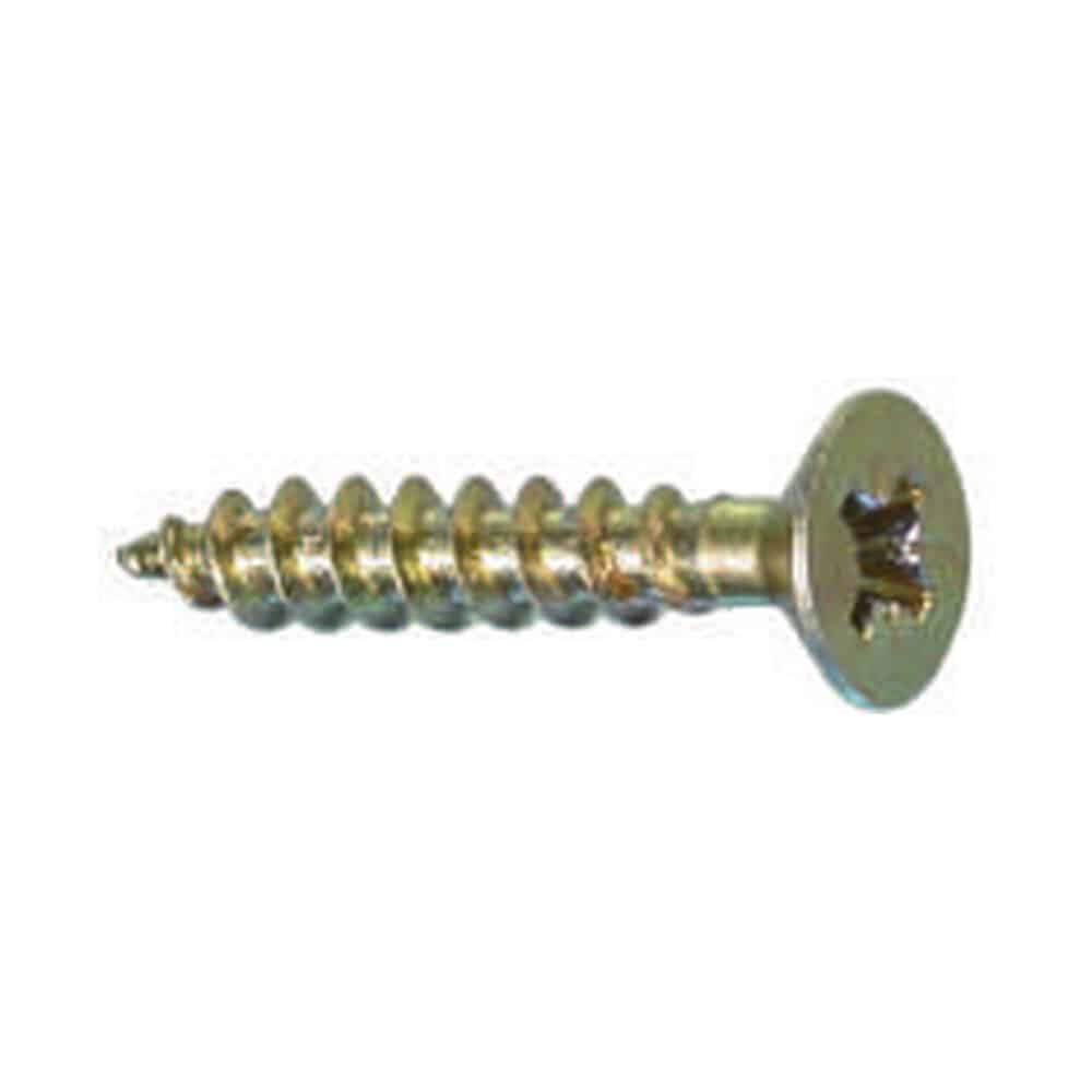 Tornillo, acabado zincado, hilo grueso – pack de 100 unidades