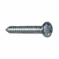 Tornillo autorroscante de punta aguda, acabado zincado, cabeza truss – pack de 100 unidades