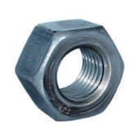 Tuerca hexagonal, grado 8, acabado negro, rosca métrica gruesa – pack de 100 unidades
